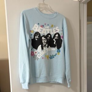 Light Blue The Beatles Graphic Sweatshirt /New without tags